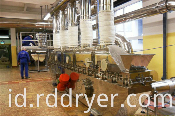 Laundry Powder Fluid Bed Cooling and Drying Machine